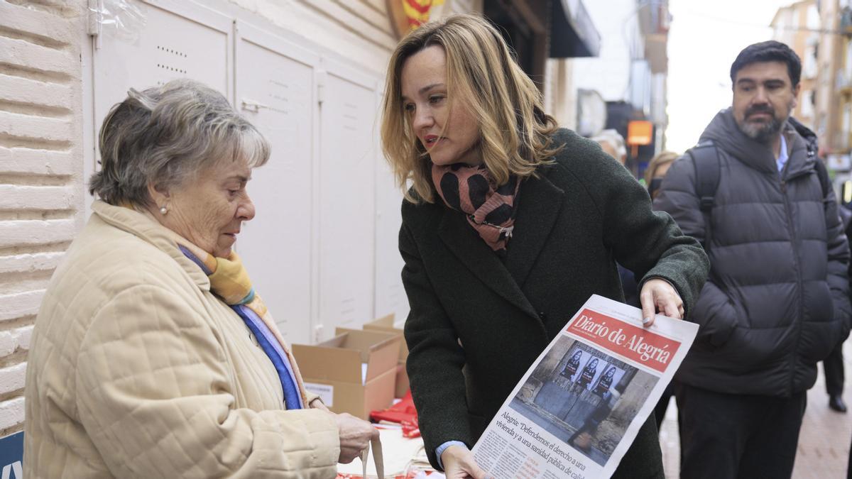 Alegría, en el barrio de Delicias (Zaragoza).