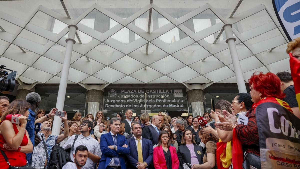 Amplio seguimiento del paro de jueces y fiscales en el Supremo y la Audiencia Nacional