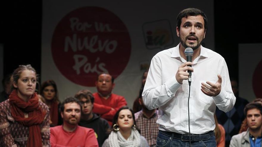 Garzón cree que PSOE, PP, C's y Podemos “no preocupan a los mercados porque tienen el mismo programa económico”