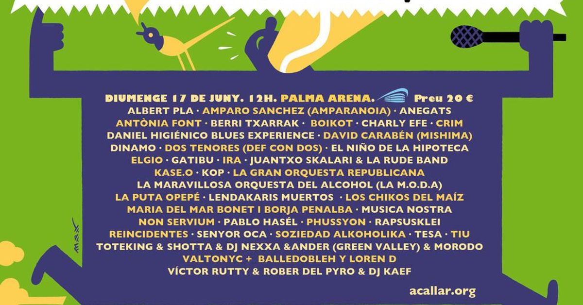 La asociación Acallar se presenta con un gran concierto por la libertad ...