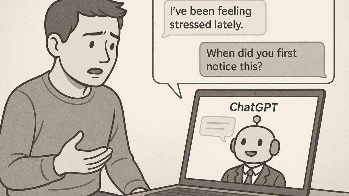 Un usuario cuenta cómo se siente a ChatGPT.