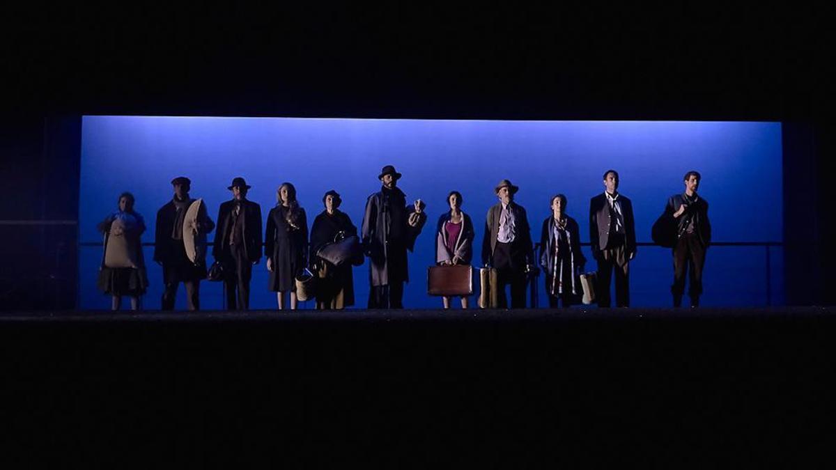 Escena de 'El laberinto mágico', de Max Aub, dirigida por Ernesto Caballero.