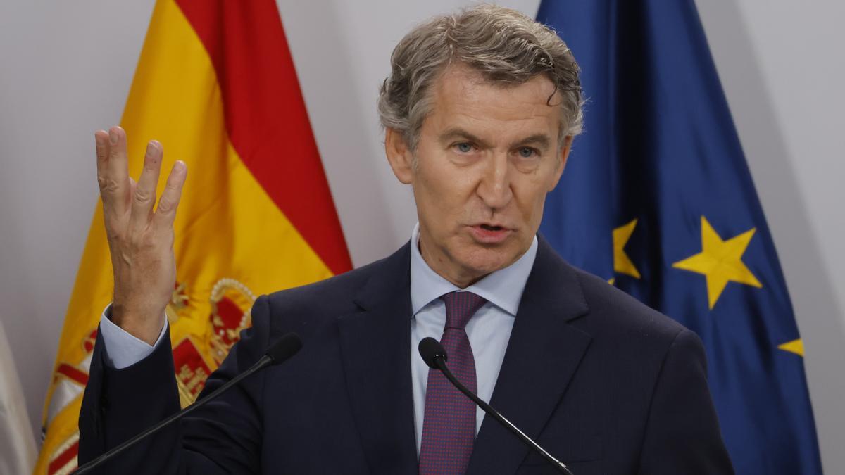 Feijóo, en la segunda jornada del VII Foro La Toja-Vínculo Atlántico.