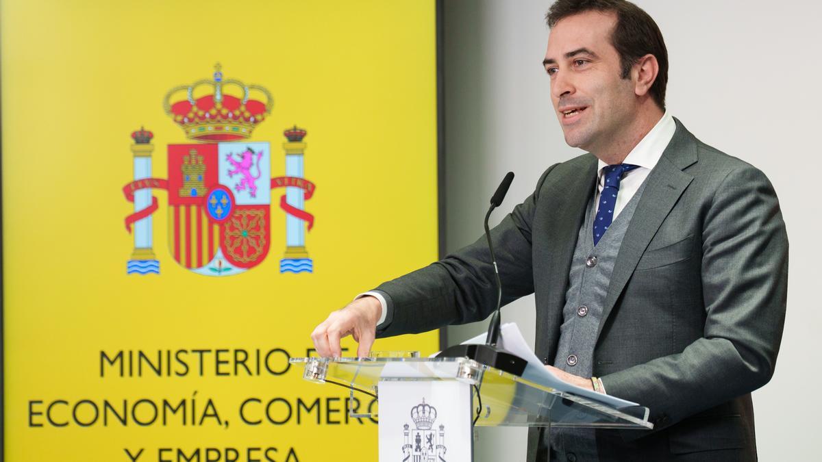 El ministro de Economía, Comercio y Empresa, Carlos Cuerpo.