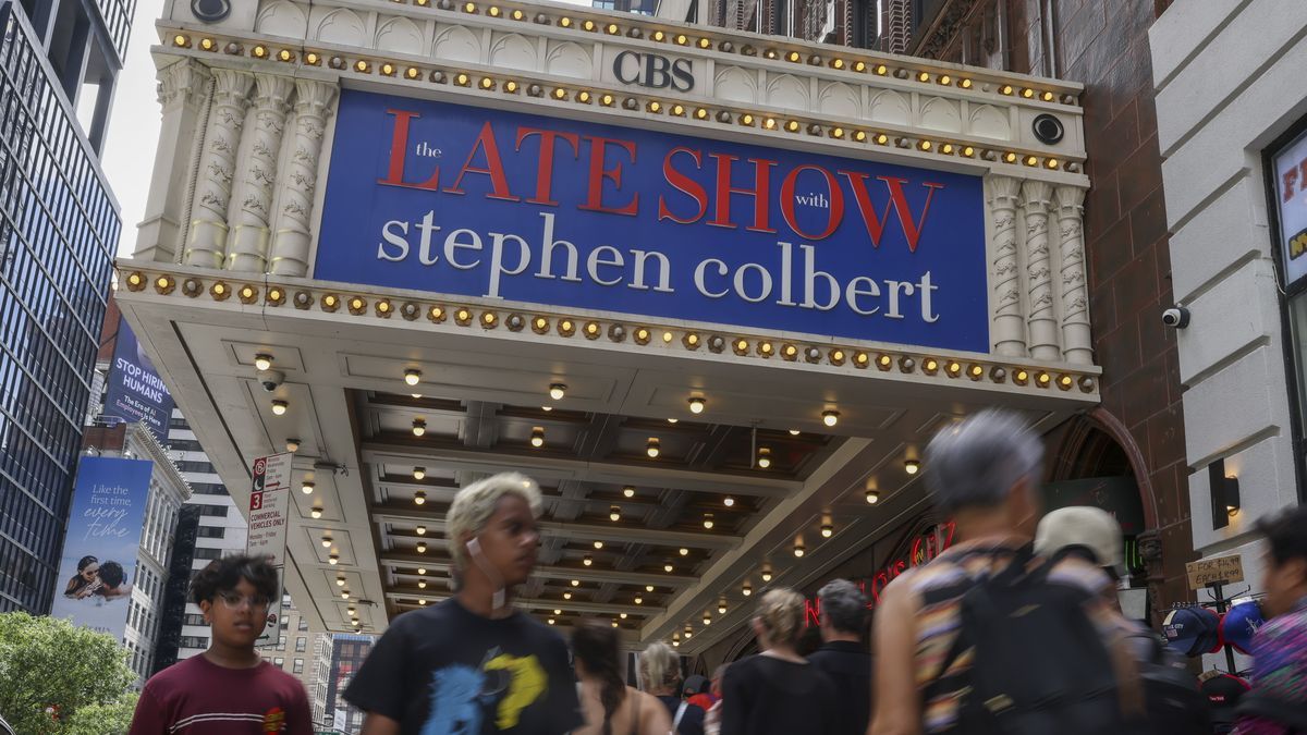 El Teatro Ed Sullivan de Nueva York donde se graba 'The Late Show' con el presentador Stephen Colbert.
