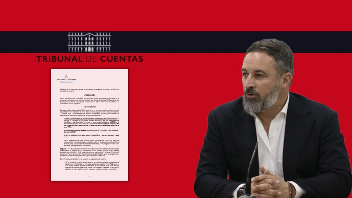 Las sanciones del Tribunal de Cuentas a Vox al descubierto: donaciones prohibidas por la ley y pagos anónimos