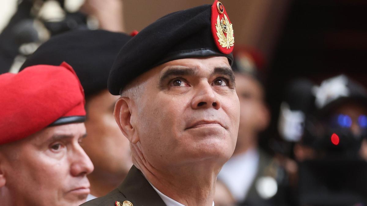 Ministro de Defensa de Venezuela, Vladimir Padrino López, en Caracas (Venezuela).