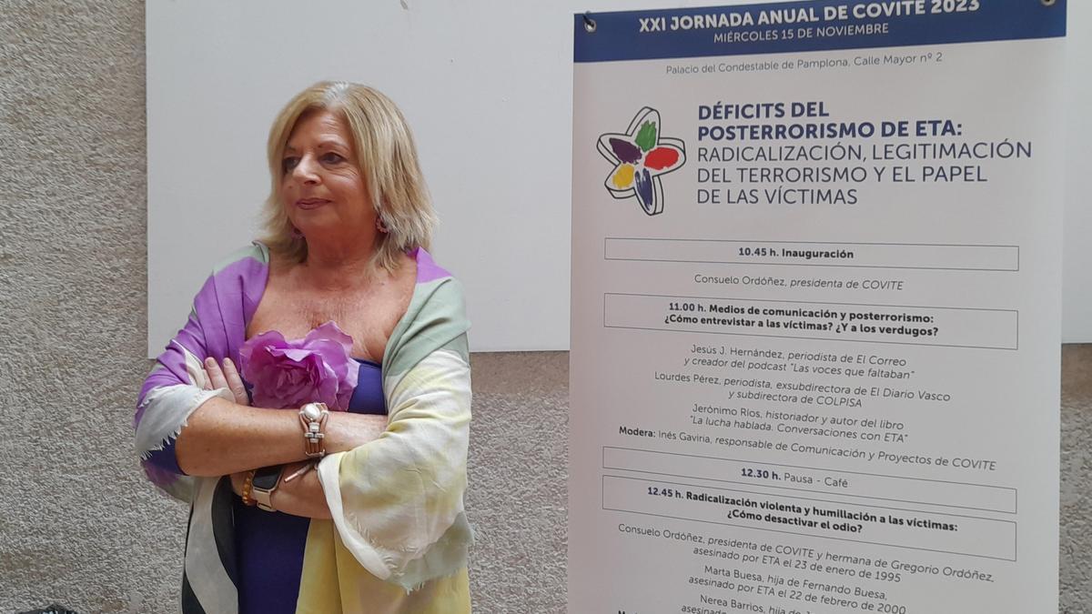 La presidenta de Covite, Consuelo Ordóñez