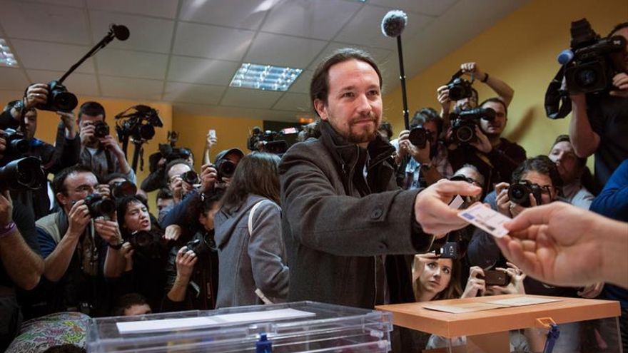 Pablo Iglesias pide una alta participación y dice que Podemos ha hecho "sus deberes"