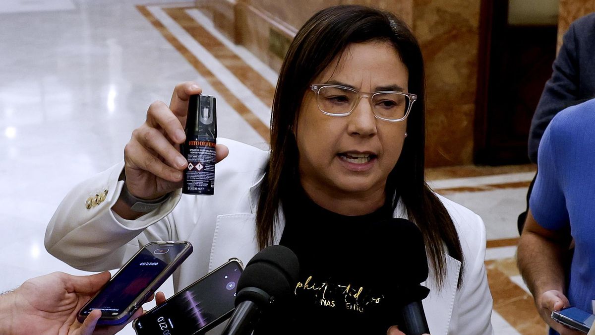 La presidenta del Congreso expulsa a una diputada del PP por mostar un bote de gas pimienta en el pleno