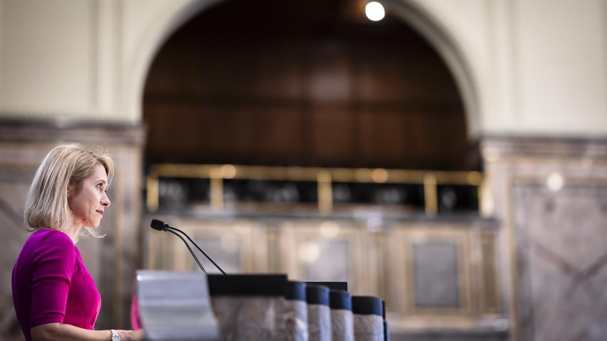 La alta representante de la Unión para Asuntos Exteriores y Política de Seguridad, Kaja Kallas.