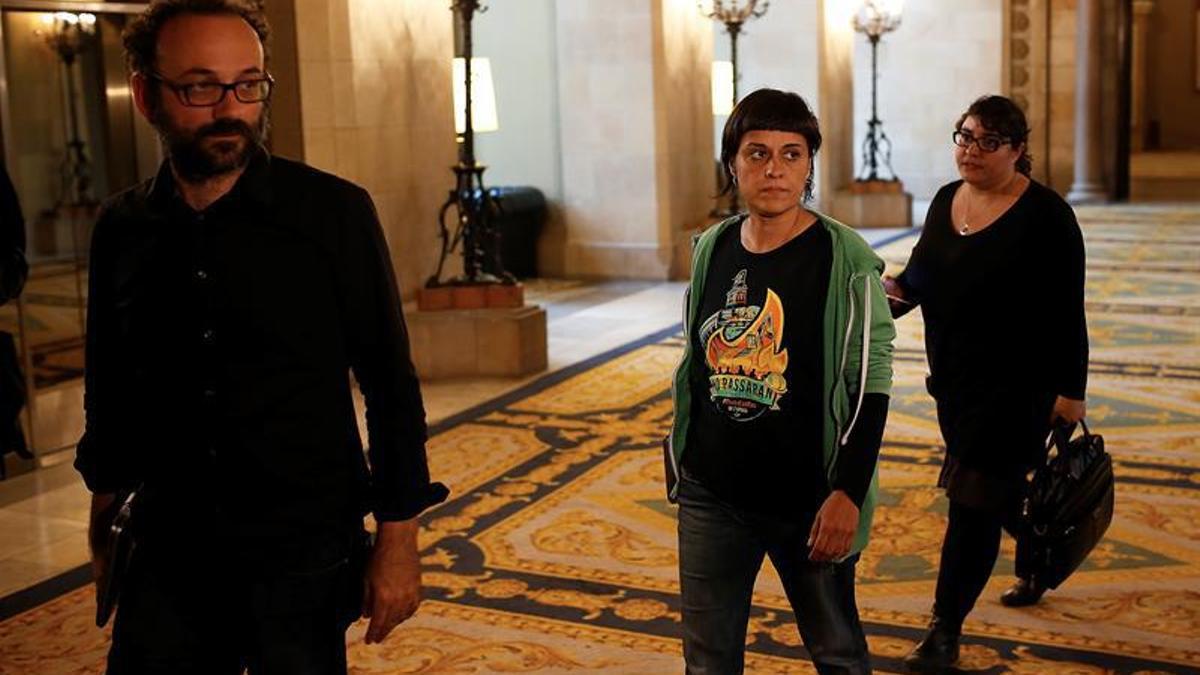 La CUP se planta ante el lento avance del 'procés' y la amenaza de ERC y En Comú Podem