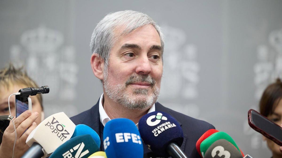 El presidente canario, Fernando Clavijo.