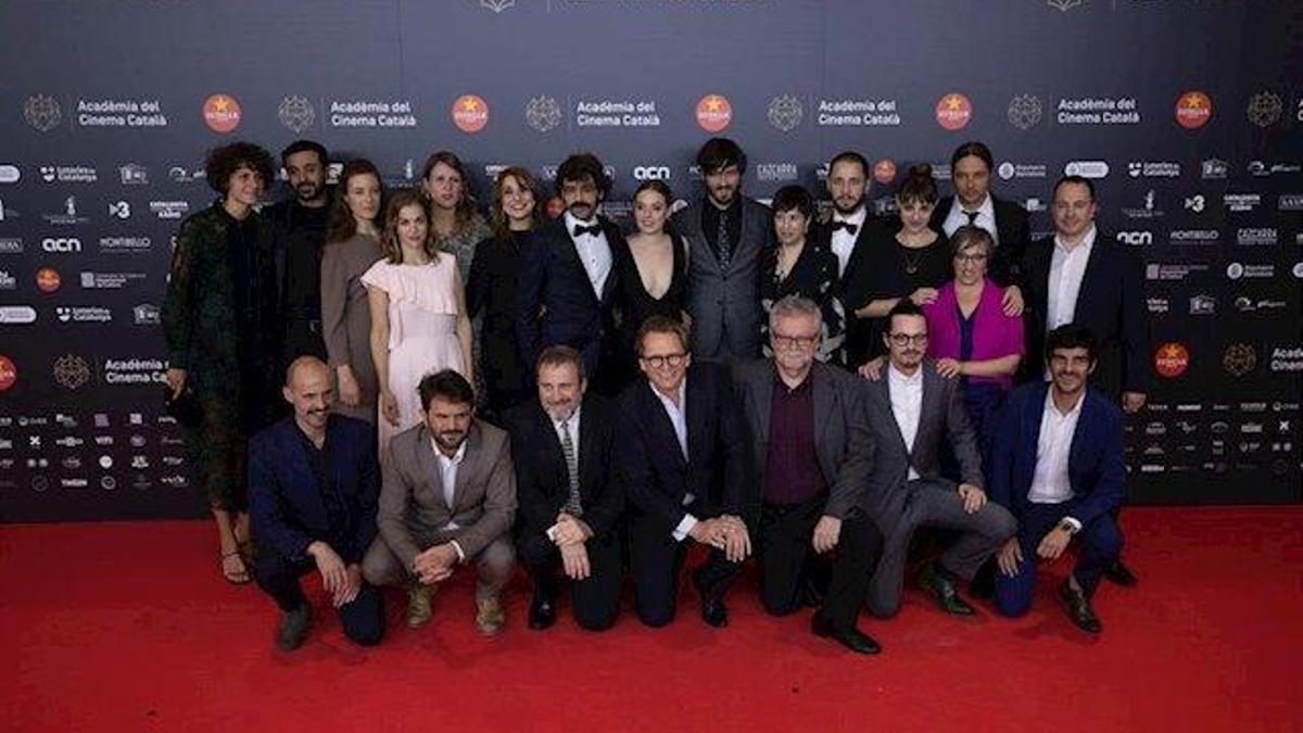 El equipo de 'Els dies que vindran', de Carlos Marqués-Marcet.