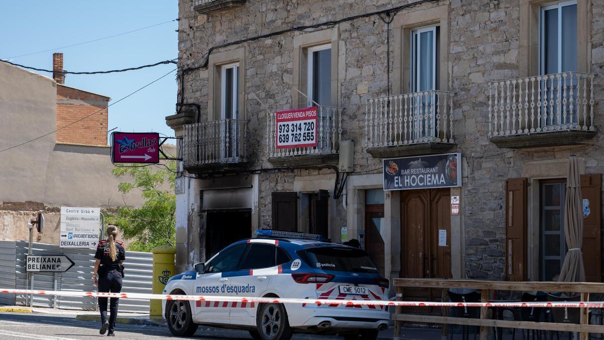 Dos muertos y seis heridos en un incendio en un club nocturno en Bellpuig (Lleida)