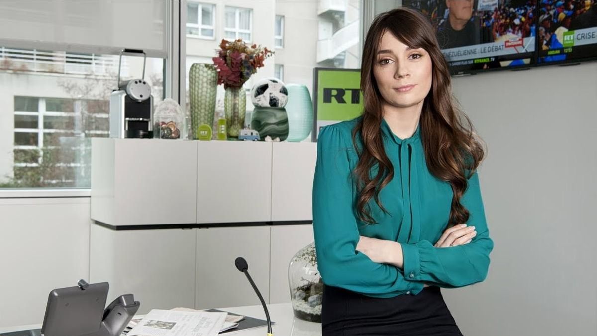 Xenia Fedorova, exdirectora de la filial en francés de la emisora estatal rusa Russia Today (RT)