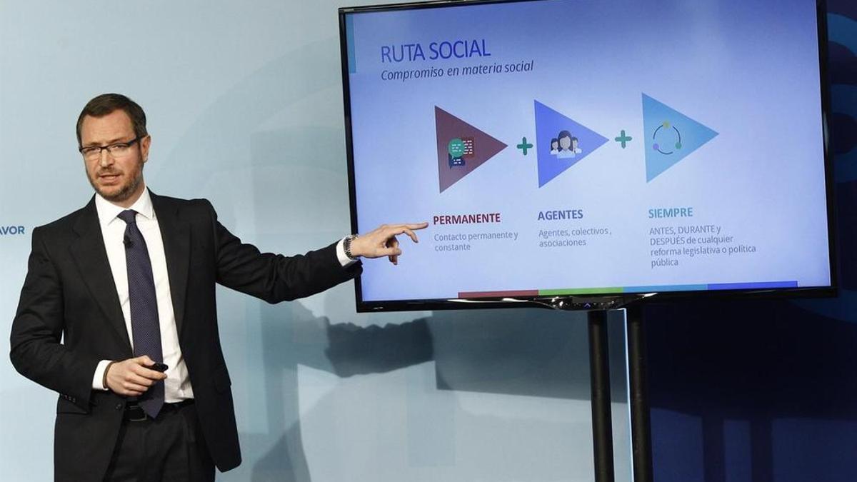 Javier Maroto presenta la Ponencia Social del Congreso del PP.