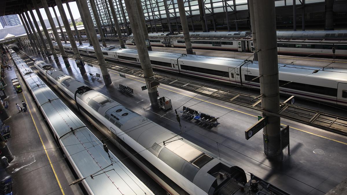Archivo - Vista general de la estación de Ave Madrid - Puerta de Atocha