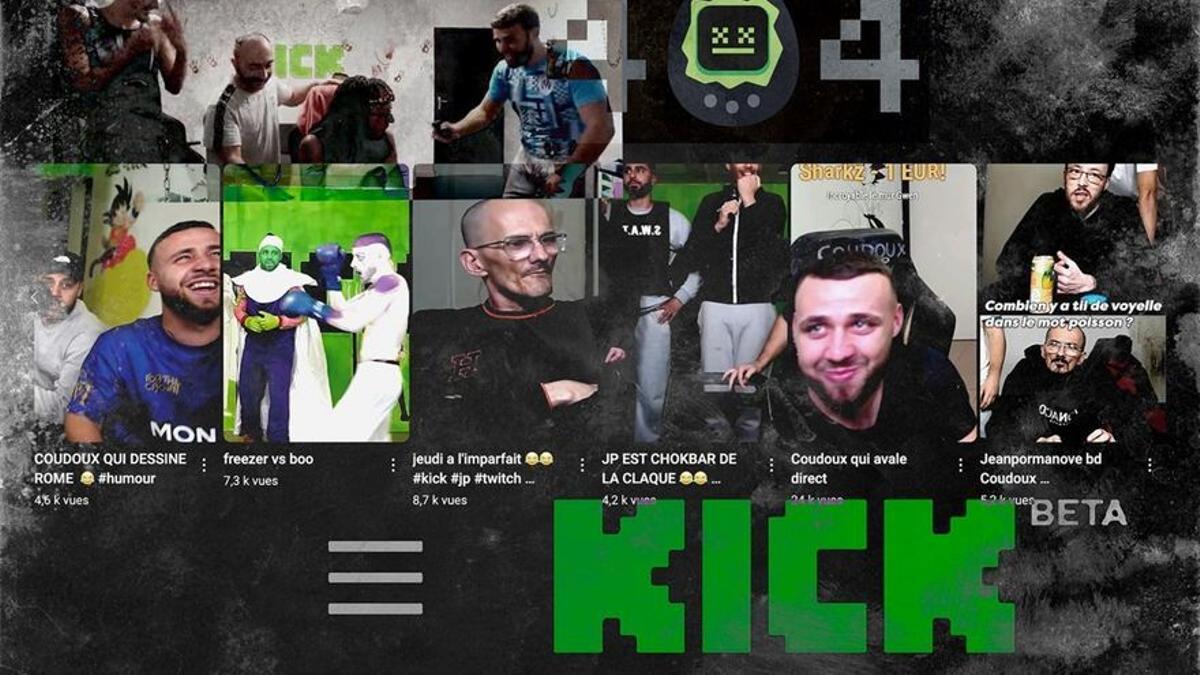 Capturas de pantalla del canal de streaming Le Lokal TV en la plataforma Kick.