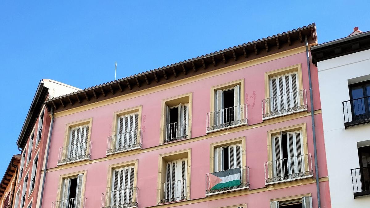 Centro social okupado La Rosa en el barrio madrileño de La Latina, octubre de 2024.