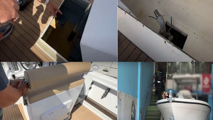 Descubren la primera 'narcogasolinera' flotante en Cádiz