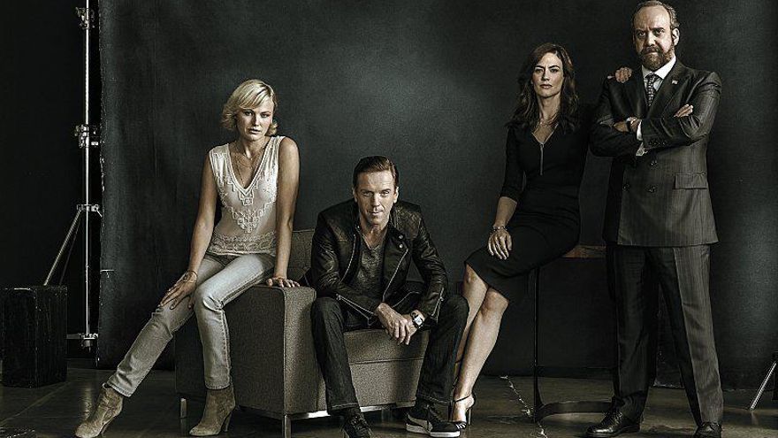 Los protagonistas de 'Billions'.