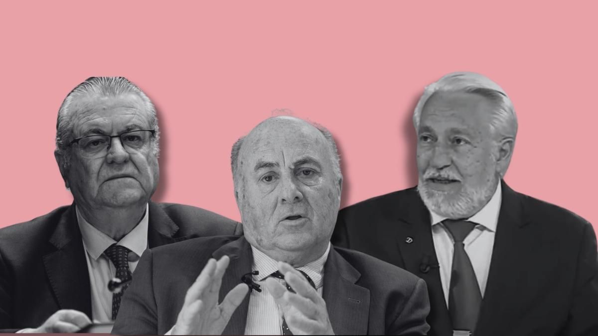 Julio Martínez Sola, Manuel García Castellón y Julio Ariza.