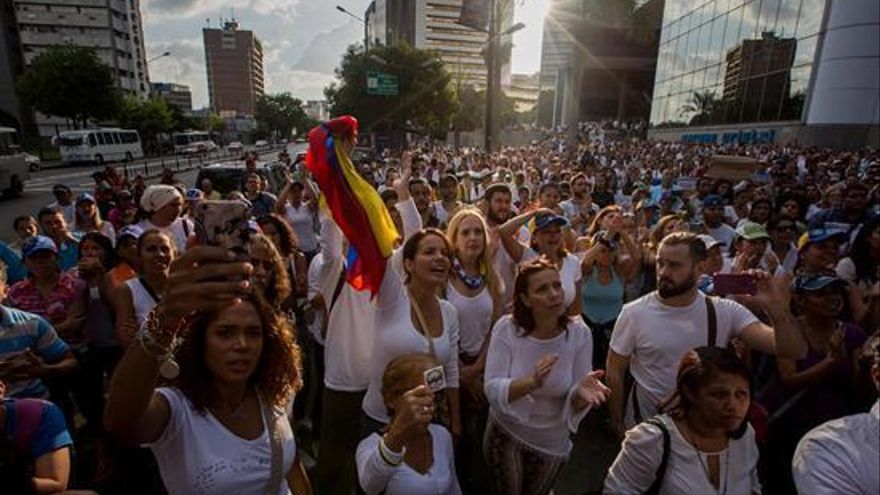 Manifestaciones en Venezuela.