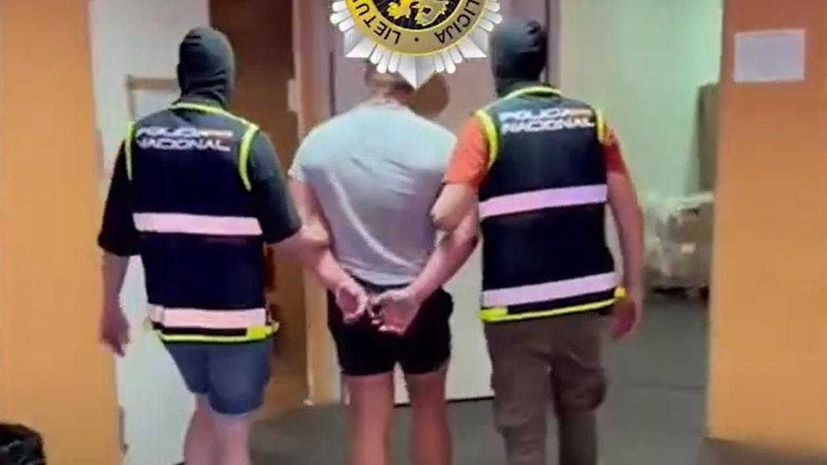 Fotografía del detenido.