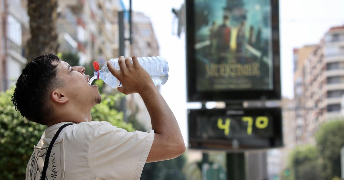 Comienza el fin de la ola de calor con un descenso de las temperaturas máximas