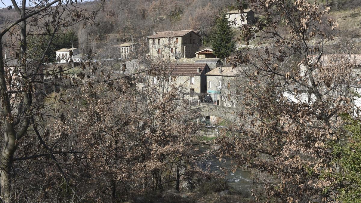 Vista general del municipio de Beranúy, en Huesca, Aragón (España), a 26 de febrero de 2021.