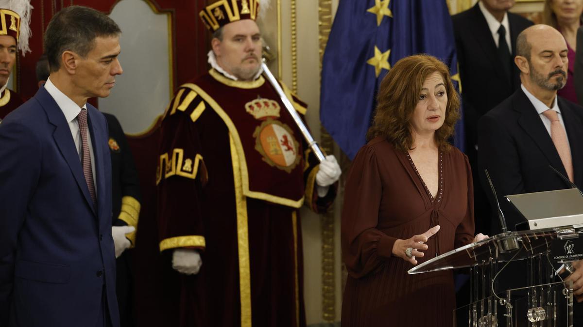 Francina Armengol aboga por adaptar la Constitución al siglo XXI y a la diversidad territorial de España