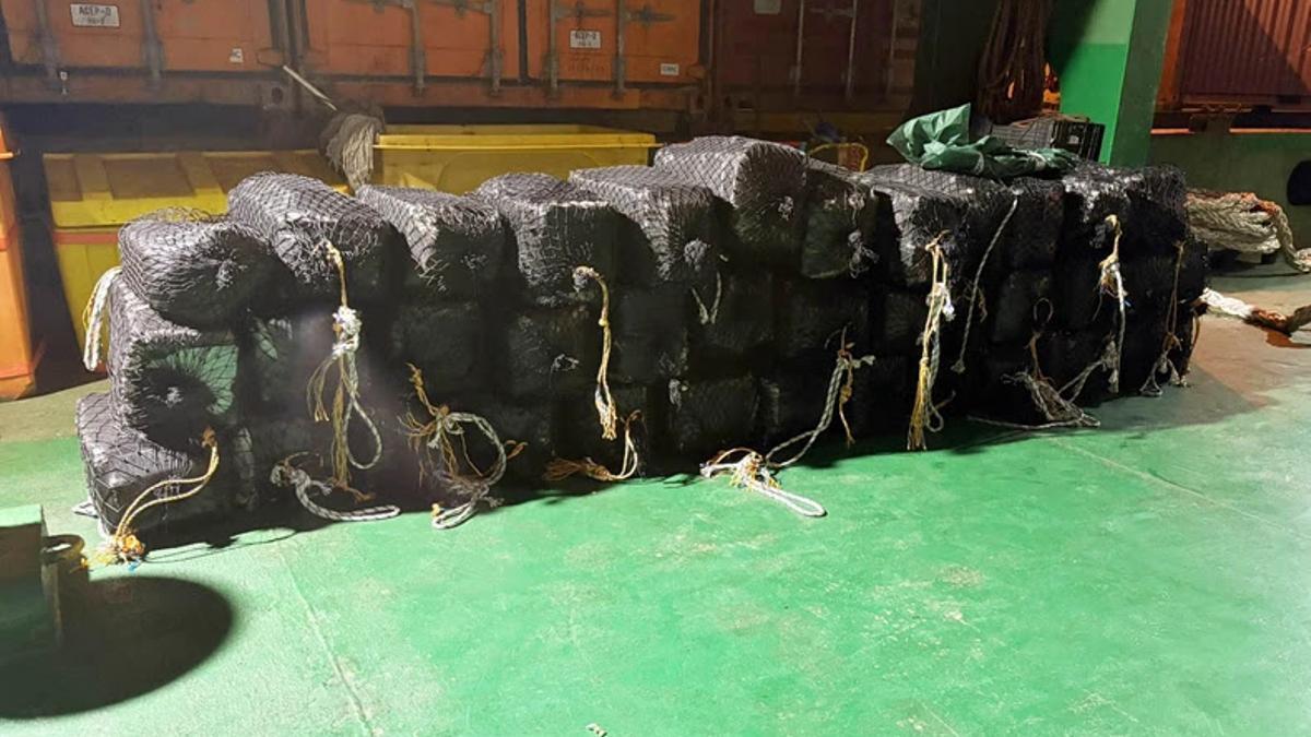 Cocaína intervenida.