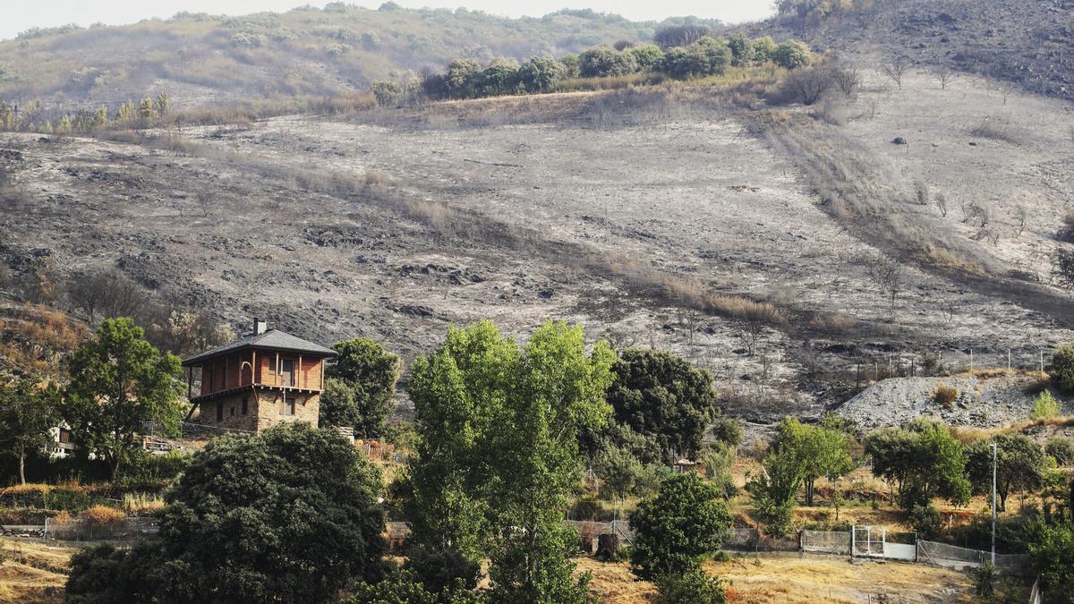 La Junta de Castilla y León ha informado este domingo de la positiva evolución del incendio de Yeres