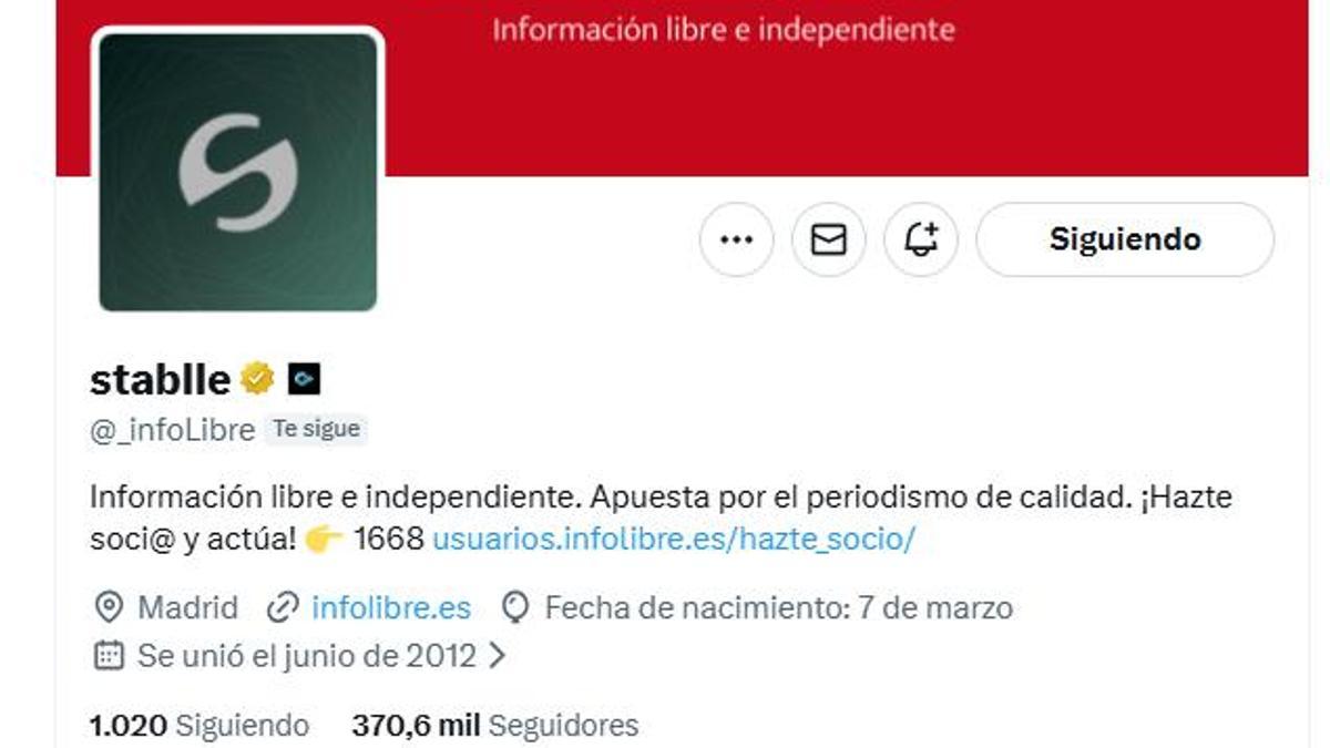 Hackean la cuenta de infoLibre en la red social X