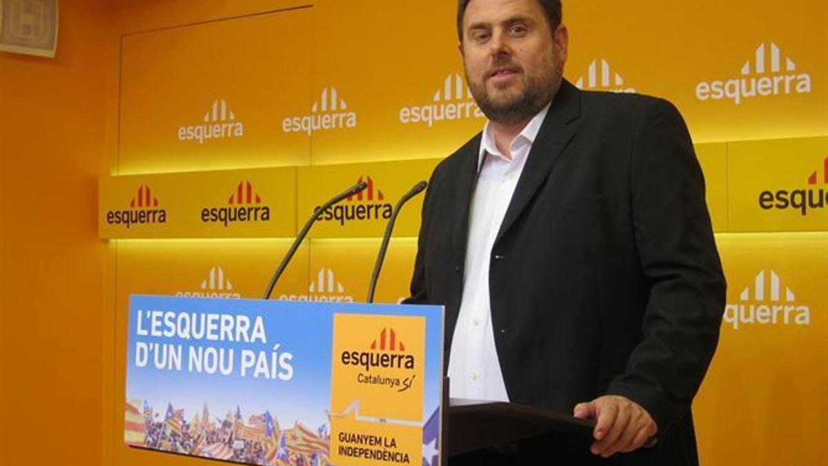 El líder de ERC, Oriol Junqueras.
