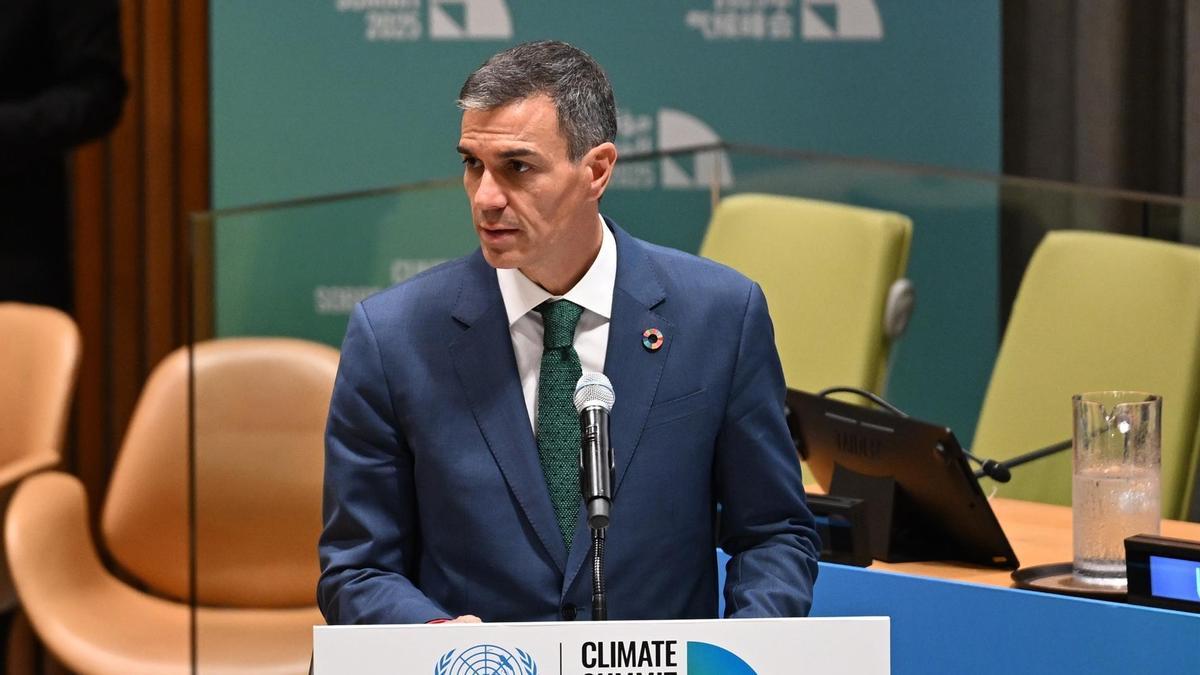 El presidente del Gobierno, Pedro Sánchez, el 25 de septiembre de 2025, en Nueva York.