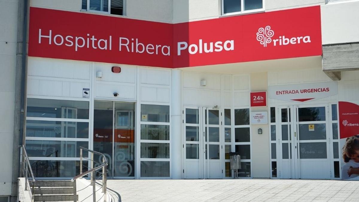 El hospital privado lucense Ribera Polusa.