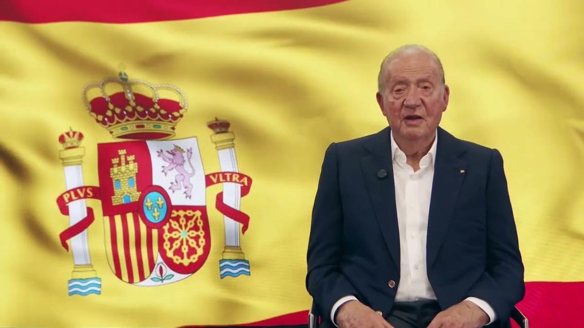 Juan Carlos I graba un vídeo para pedir a los jóvenes que apoyen a Felipe VI