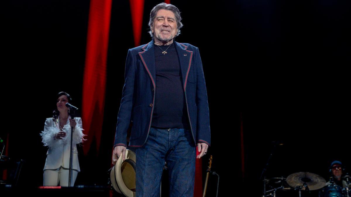 Joaquín Sabina en su último concierto.