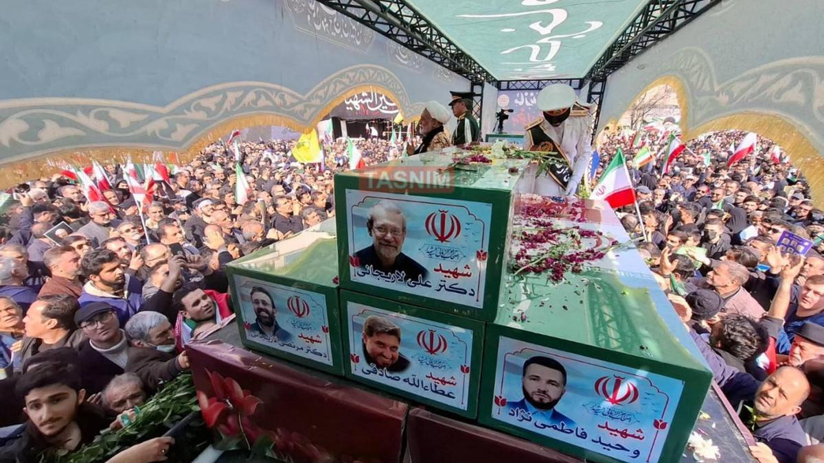 Teherán acoge el funeral de Ali Lariyani, una de las figuras del poder iraní