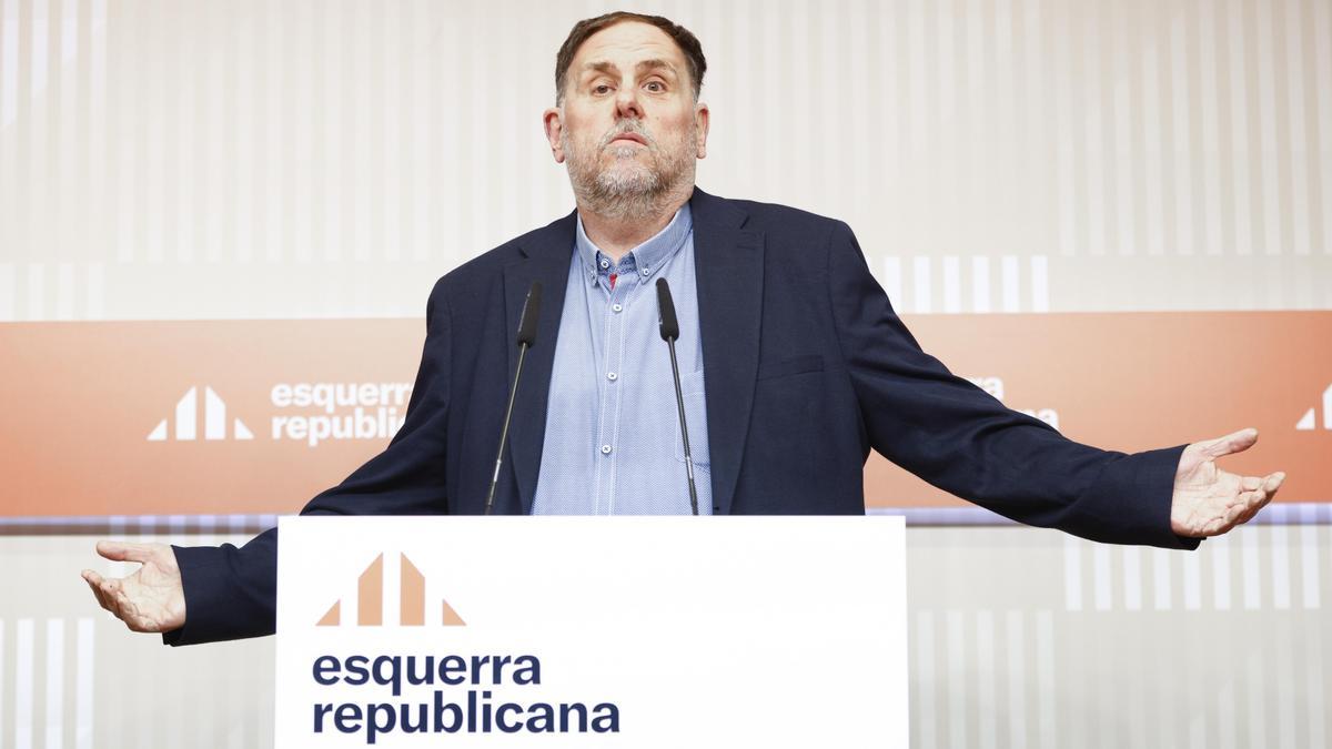 El líder de ERC, Oriol Junqueras.