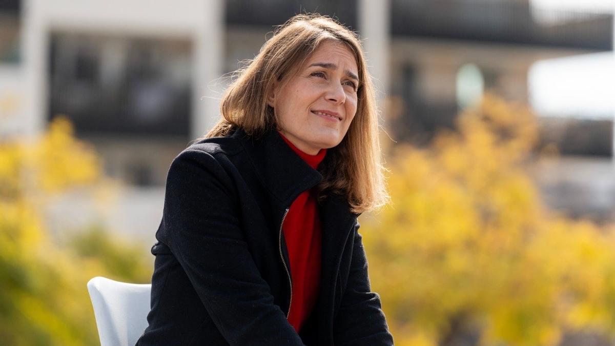 Jéssica Albiach, líder de los comunes en el Parlament.