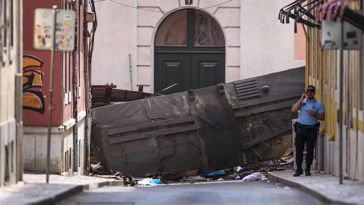El cable del funicular accidentado en Lisboa no cumplía la normativa para el transporte de personas