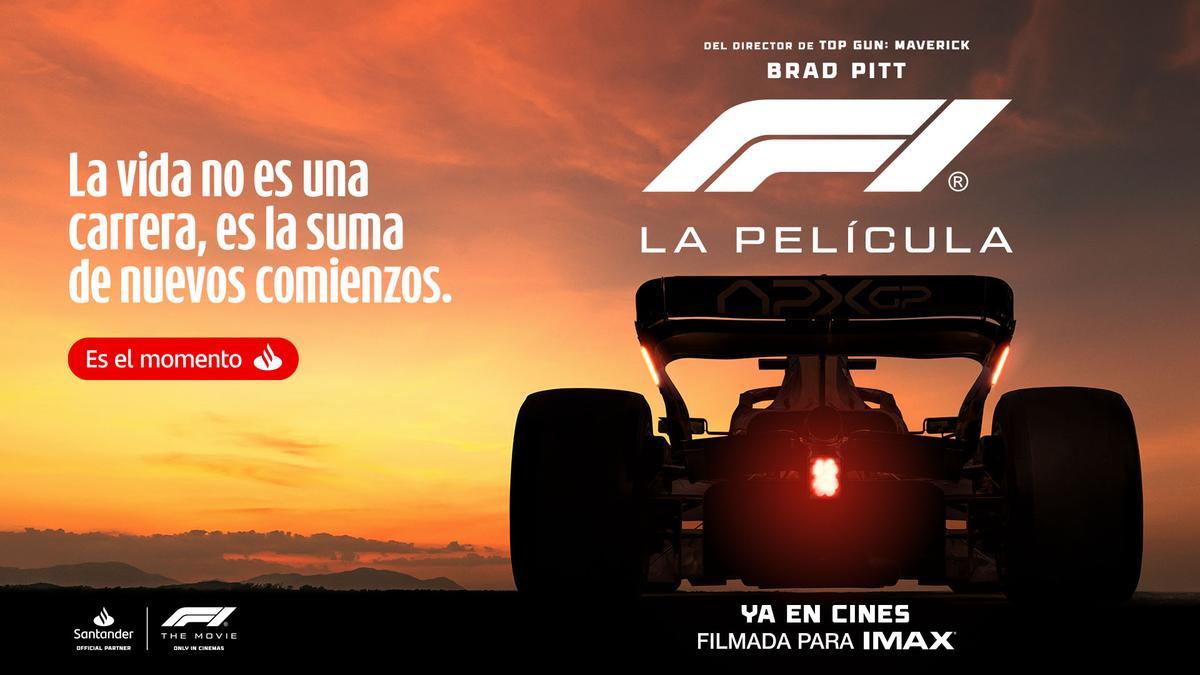 Cartel Santander F1 La Pelicula