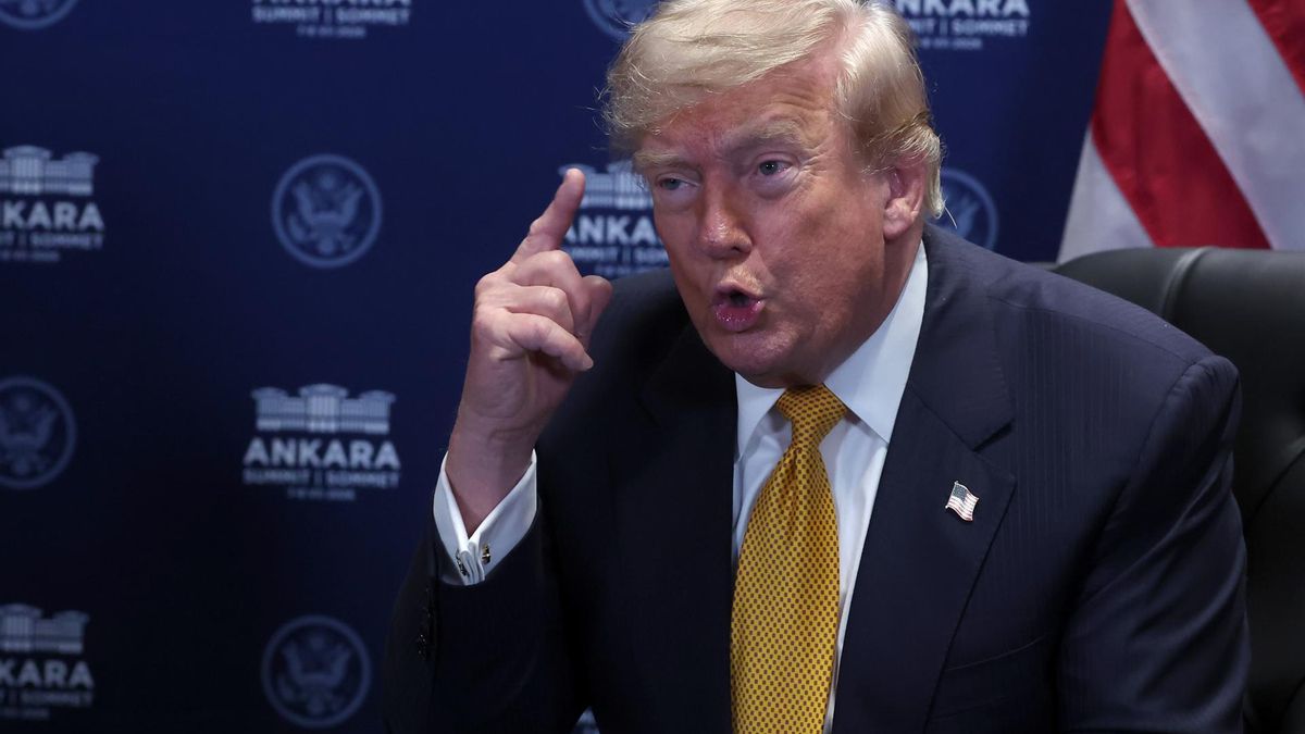 Donald Trump durante la cumbre de la OTAN en Ankara (Turquía)