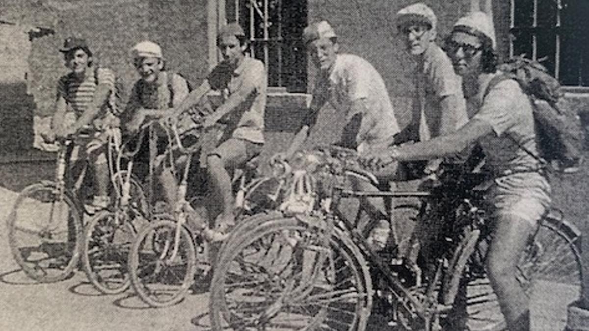 A la playa en bicicleta en los días lentos