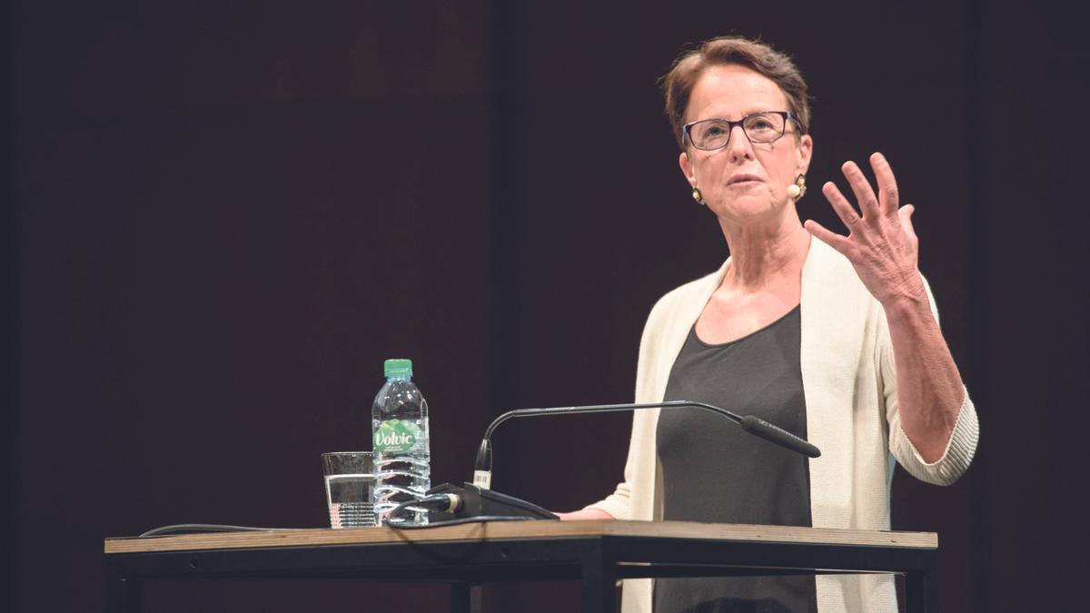 La prestigiosa politóloga y filósofa estadounidense durante una conferencia en la Haus der Kulturen der Welt, Berlín, 2017.