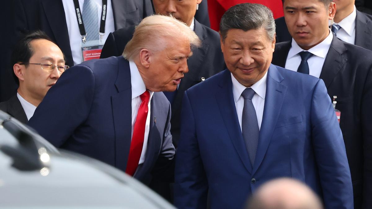 El presidente de Estados Unidos, Donald Trump, y el presidente de China, Xi Jinping.