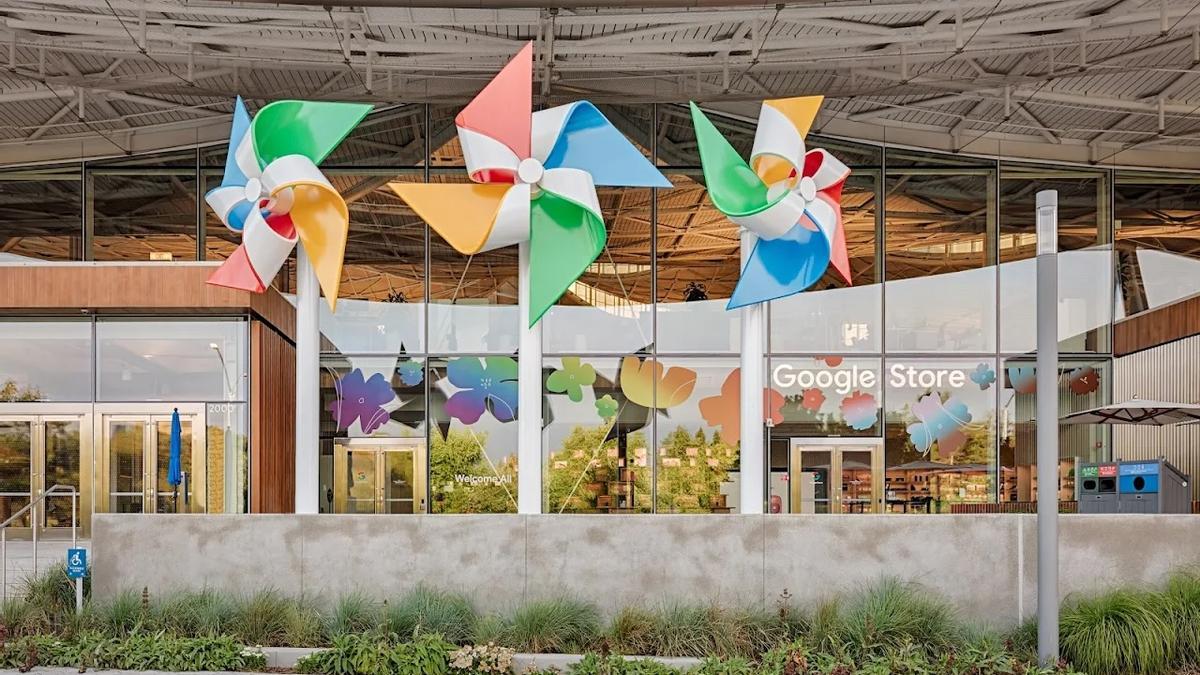 Vista parcial de las instalaciones de Google en Mointain View, California (Estados Unidos).